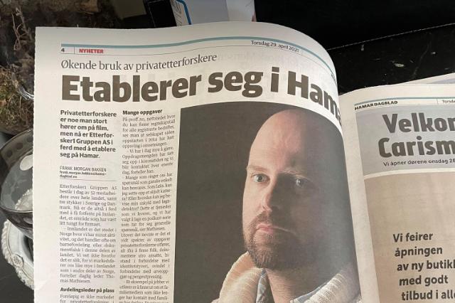 Etterforsker1 etablerer seg på Hamar