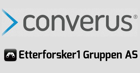 Converus og Etterforsker1 Gruppen blir partnere.