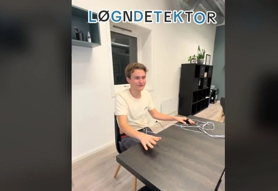 Trygve Bennetsen (Tiktok) tar løgndetektor