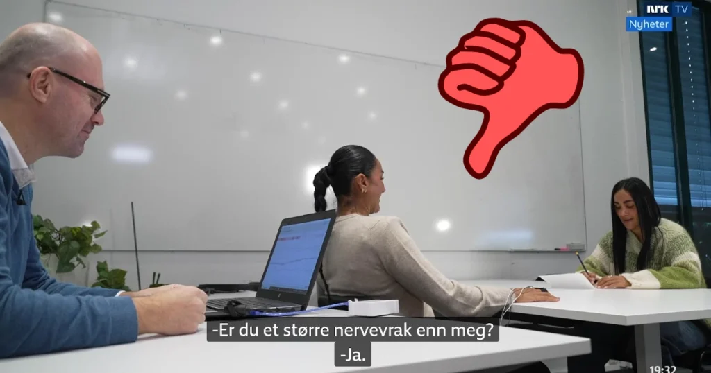 Vita og Wanda tar løgndetektor på Dagsrevyen